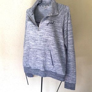 Pink quarter zip